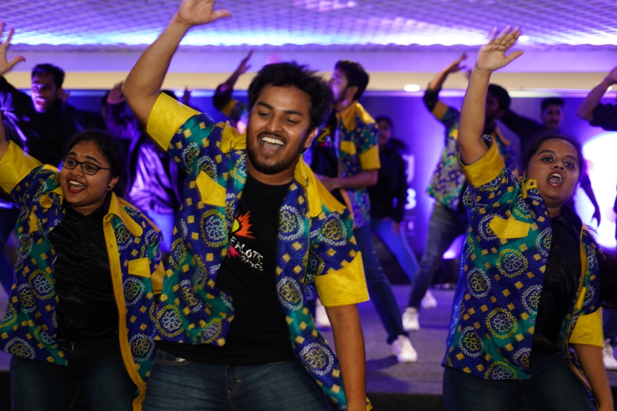 Zealots Dance Crew performing at Hyderabad corporate event